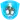 Sky blue cricket logo